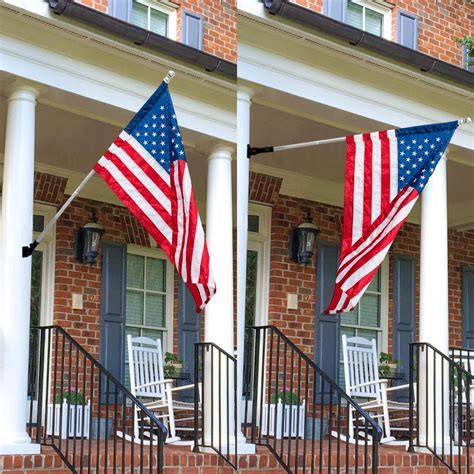 flag mount column bracket bscenclosure|flag brackets for houses.